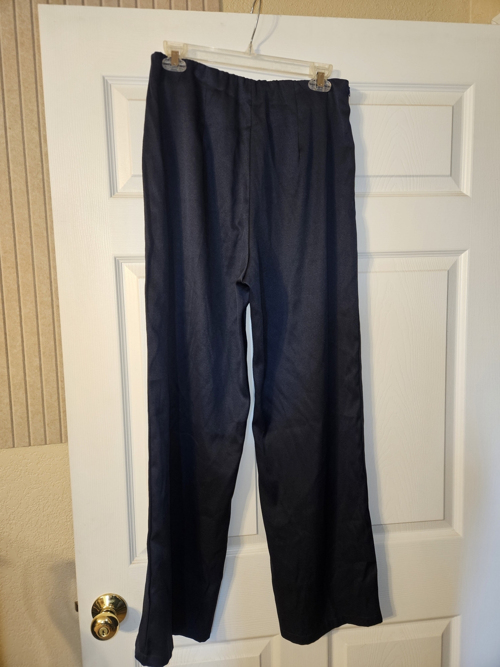 SHEIN Navy Blue Two-Piece Pantsuit with Light Blue Stripe Accents - Picture 7 of 16